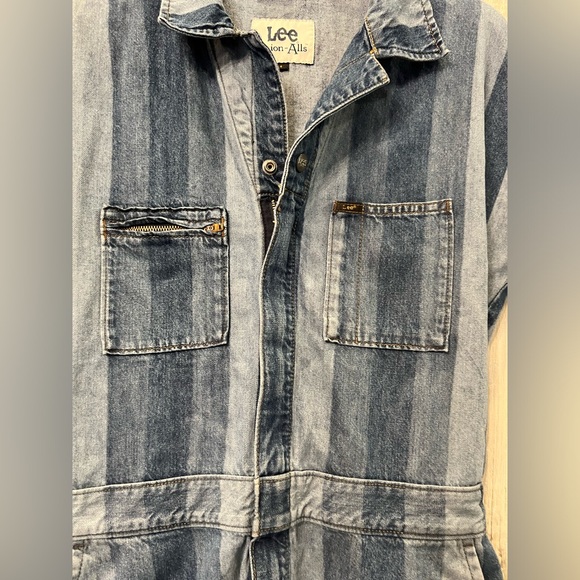 Lee Denim Strip Romper - Picture 3 of 9